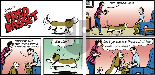 Fred Basset on Sunday September 17, 2017 Comic Strip