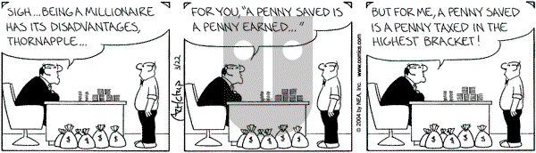 The Born Loser on Monday March 22, 2004 Comic Strip