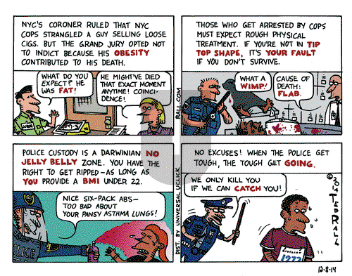 Ted Rall on Monday December 8, 2014 Comic Strip