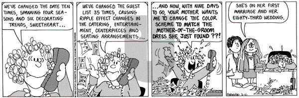 Cathy Classics on Friday March 12, 1993 Comic Strip