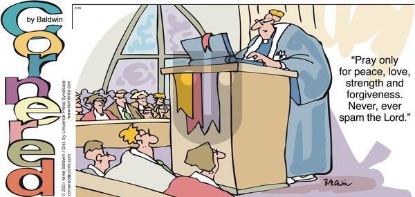 Cornered - Sunday April 15, 2001 Comic Strip