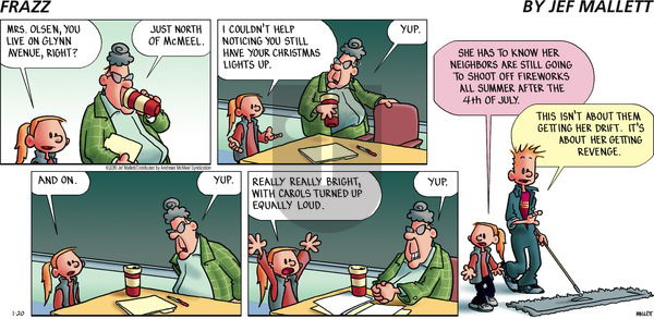 Frazz on Sunday January 20, 2019 Comic Strip