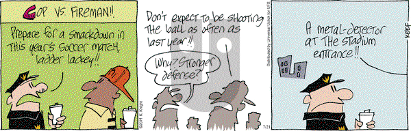 The Knight Life on Monday July 21, 2014 Comic Strip