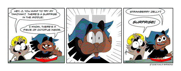 Little Fried Chicken and Sushi on Monday February 3, 2025 Comic Strip