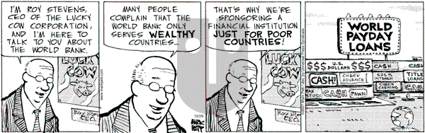 Lucky Cow on Saturday December 29, 2007 Comic Strip