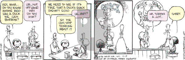 Non Sequitur - Thursday November 2, 2006 Comic Strip