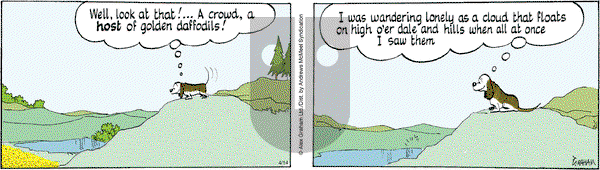 Fred Basset on Monday April 14, 2025 Comic Strip