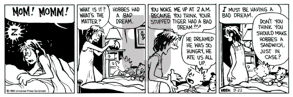 Calvin and Hobbes on Friday September 22, 1989 Comic Strip