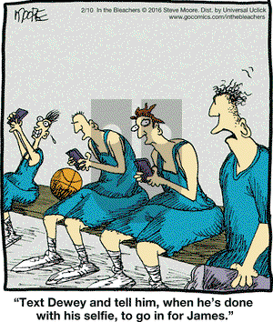 In the Bleachers on Wednesday February 10, 2016 Comic Strip