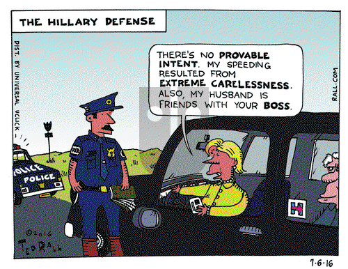 Ted Rall on Wednesday July 6, 2016 Comic Strip