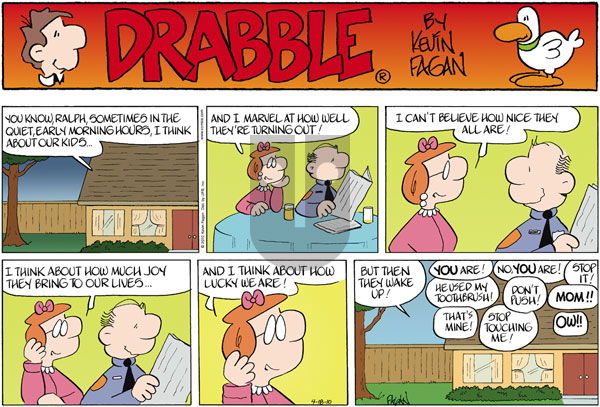 Drabble on Sunday April 18, 2010 Comic Strip