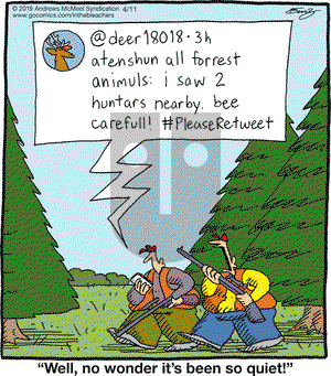 In the Bleachers on Thursday April 11, 2019 Comic Strip