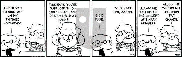 FoxTrot on Monday October 18, 2004 Comic Strip