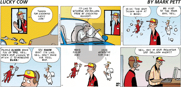Lucky Cow on Sunday May 8, 2005 Comic Strip