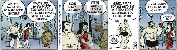 Alley Oop on Monday September 23, 2019 Comic Strip