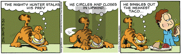 Garfield on Wednesday March 30, 2005 Comic Strip