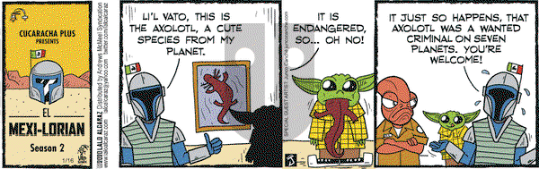 La Cucaracha on Thursday January 16, 2020 Comic Strip