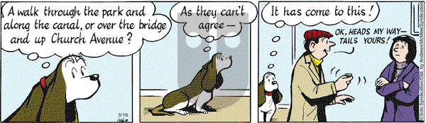 Fred Basset on Saturday March 18, 2017 Comic Strip
