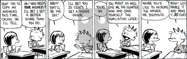 Calvin and Hobbes - Friday September 21, 1990 Comic Strip