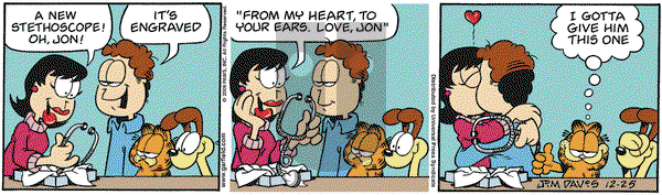 Garfield on Friday December 25, 2009 Comic Strip