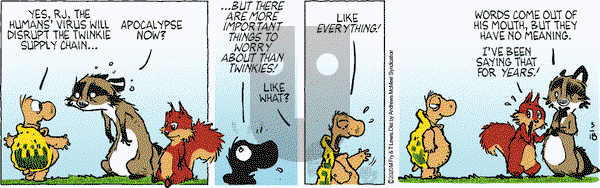 Over the Hedge on Wednesday March 18, 2020 Comic Strip