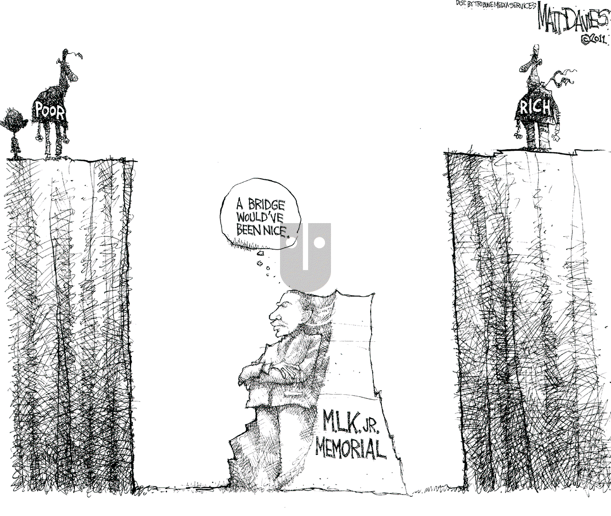Matt Davies - Wednesday August 31, 2011 Comic Strip
