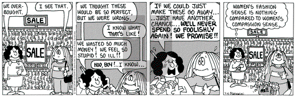 Cathy Classics on Saturday July 4, 1998 Comic Strip