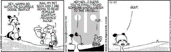 Over the Hedge on Friday December 27, 2002 Comic Strip