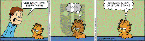 Garfield on Wednesday June 27, 2012 Comic Strip