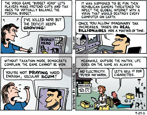 Ted Rall on Wednesday July 27, 2011 Comic Strip