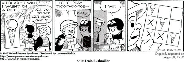 Nancy Classics on Wednesday August 9, 2017 Comic Strip