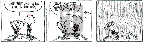 The Buckets on Thursday June 12, 1997 Comic Strip