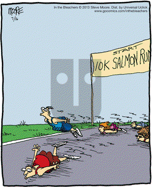 In the Bleachers on Tuesday July 16, 2013 Comic Strip