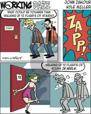 Working Daze on Saturday January 27, 2007 Comic Strip