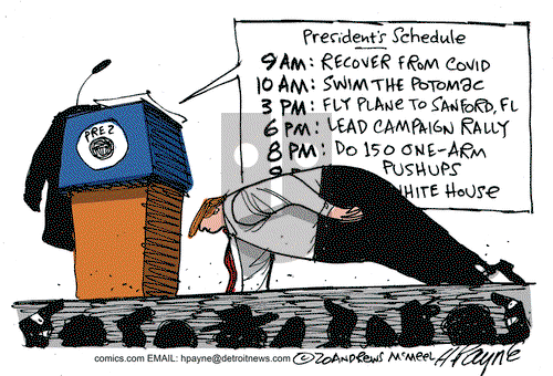 Henry Payne on Friday October 16, 2020 Comic Strip