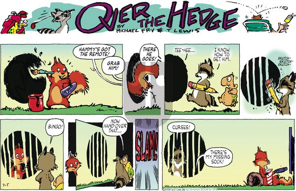 Over the Hedge on Sunday July 5, 2015 Comic Strip