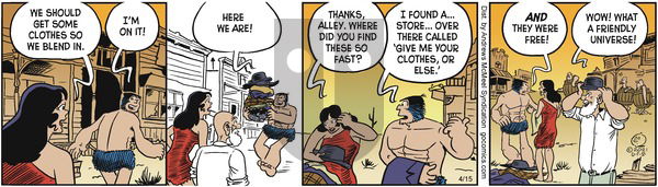 Alley Oop - Thursday April 15, 2021 Comic Strip