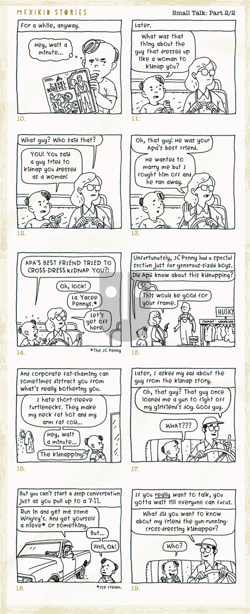 Mexikid Stories - Friday November 26, 2021 Comic Strip