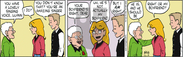 Luann on Thursday December 17, 2009 Comic Strip