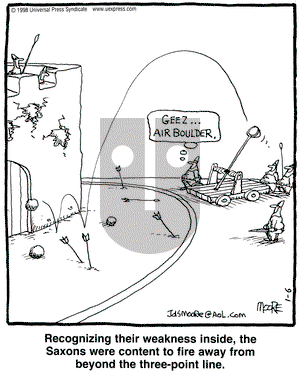 In the Bleachers on Tuesday January 6, 1998 Comic Strip