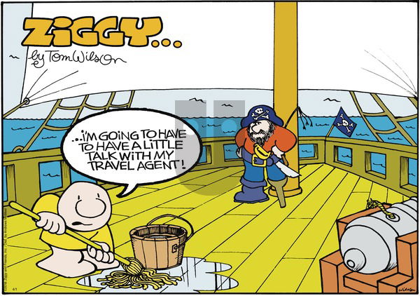 Ziggy on Sunday April 1, 2018 Comic Strip