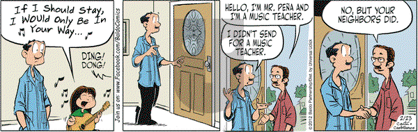 Baldo on Thursday February 23, 2012 Comic Strip