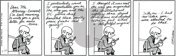 Doonesbury on Tuesday August 24, 1971 Comic Strip