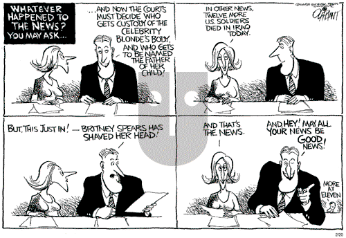 Pat Oliphant on Tuesday February 20, 2007 Comic Strip