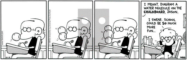 FoxTrot on Monday October 19, 1998 Comic Strip