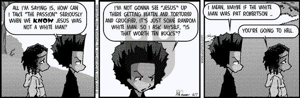 The Boondocks on Wednesday November 9, 2011 Comic Strip