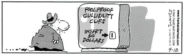 Frank and Ernest on Thursday September 18, 1997 Comic Strip