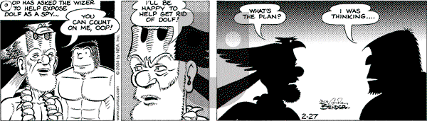 Alley Oop on Friday February 27, 2004 Comic Strip