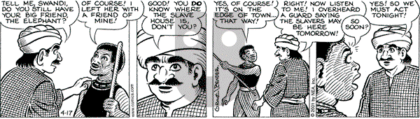 Alley Oop on Tuesday April 17, 2001 Comic Strip