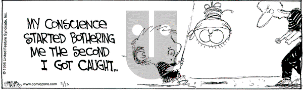 The Buckets on Friday February 13, 1998 Comic Strip